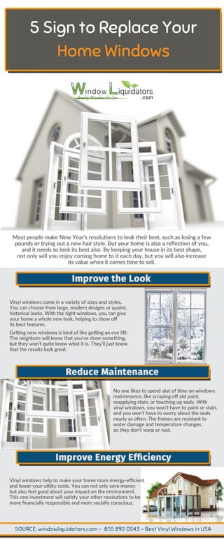 5 Sign to Replace Your Home Windows