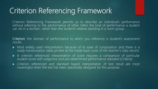 Criterion Study Interpretation of test Scores | PPTX