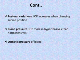 angle structure anatomy& IOP | PPTX