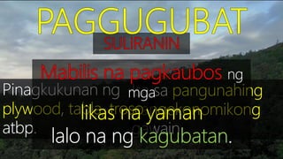 SEKTOR NG AGRIKLTURA 