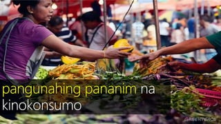 SEKTOR NG AGRIKLTURA 