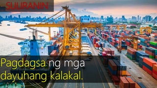 SEKTOR NG AGRIKLTURA 