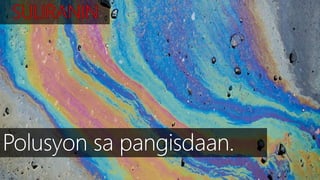 SEKTOR NG AGRIKLTURA 