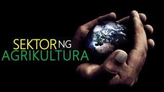 SEKTORNG
AGRIKULTURA
 