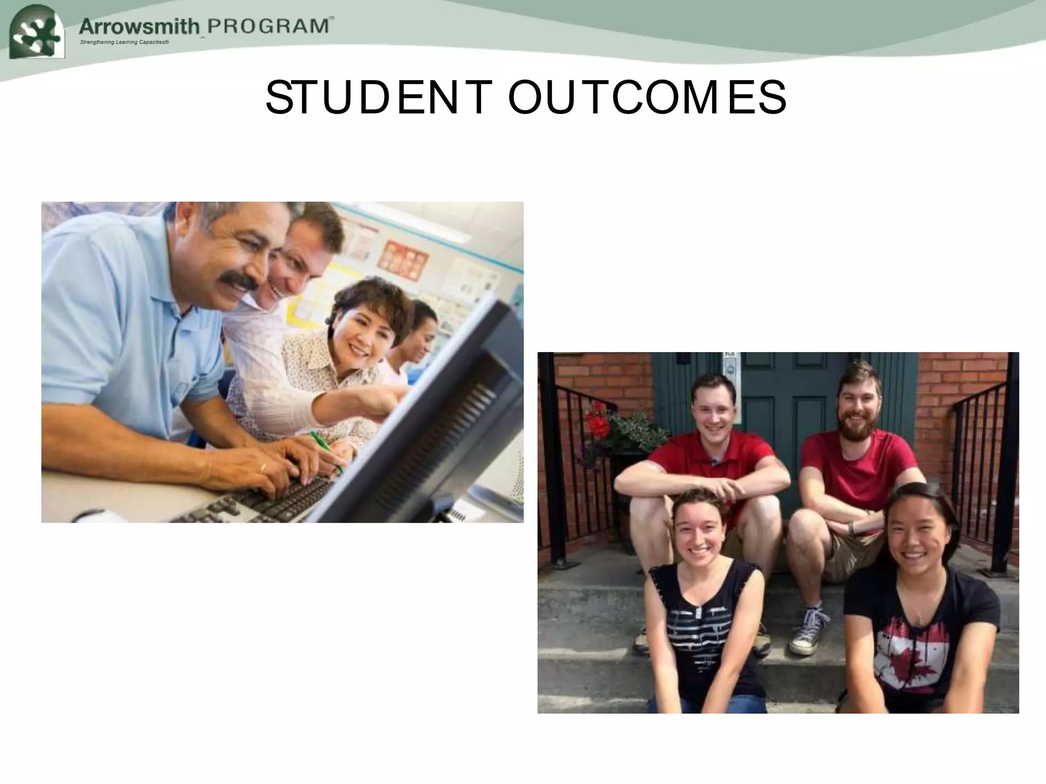 Strengthening Learning Capacities®
STUDENT OUTCOMES
 