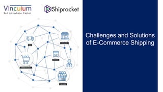 Challenges and Solutions
of E-Commerce Shipping
 
