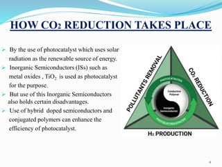Photocatalytic reduction of carbon dioxide | PPTX