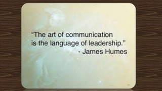 Communication Skills