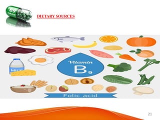 21
DIETARY SOURCES
 