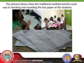 An Innovative Approach in Checking and Recording Student Answer Sheets ...