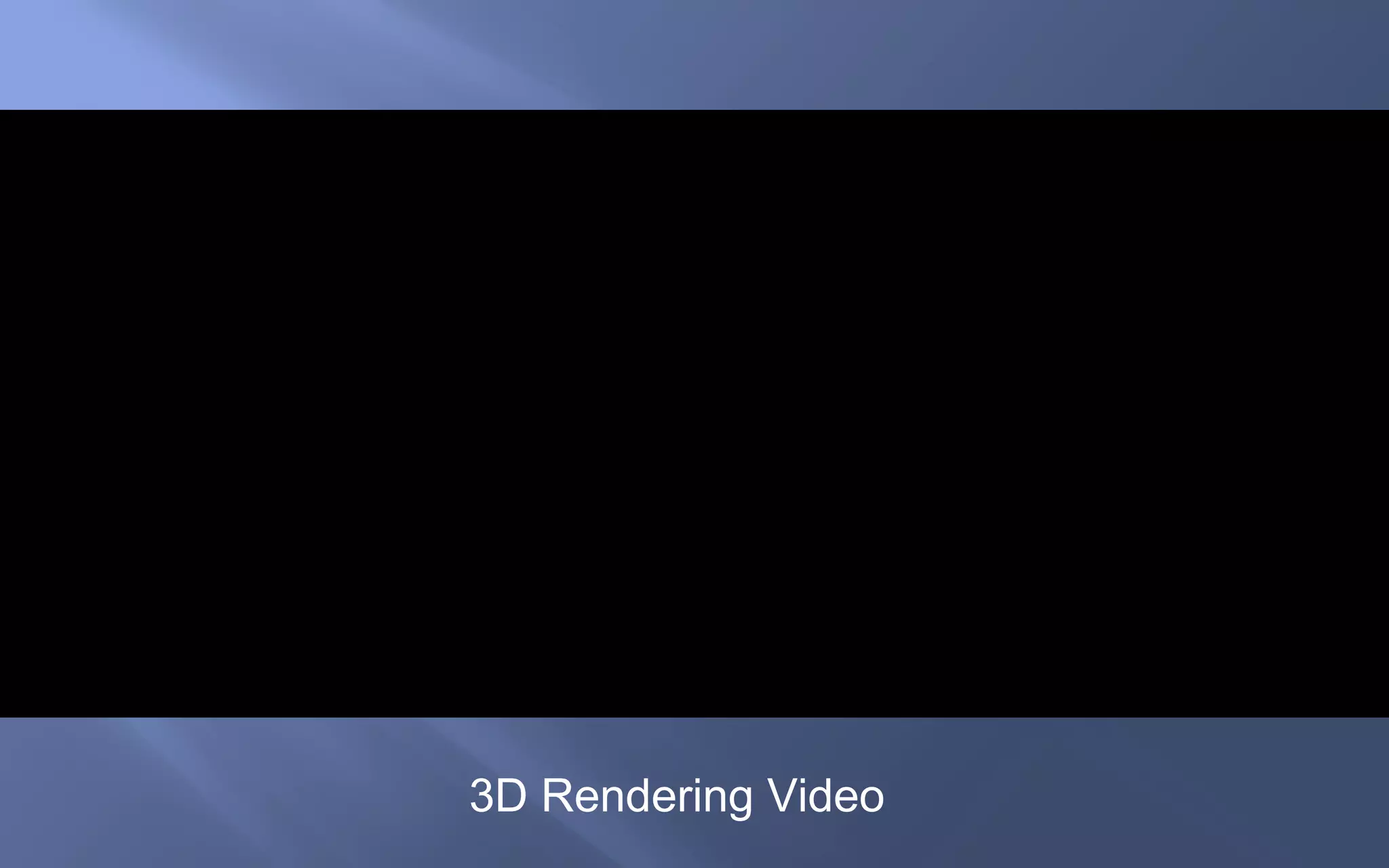3D Rendering Video

 
