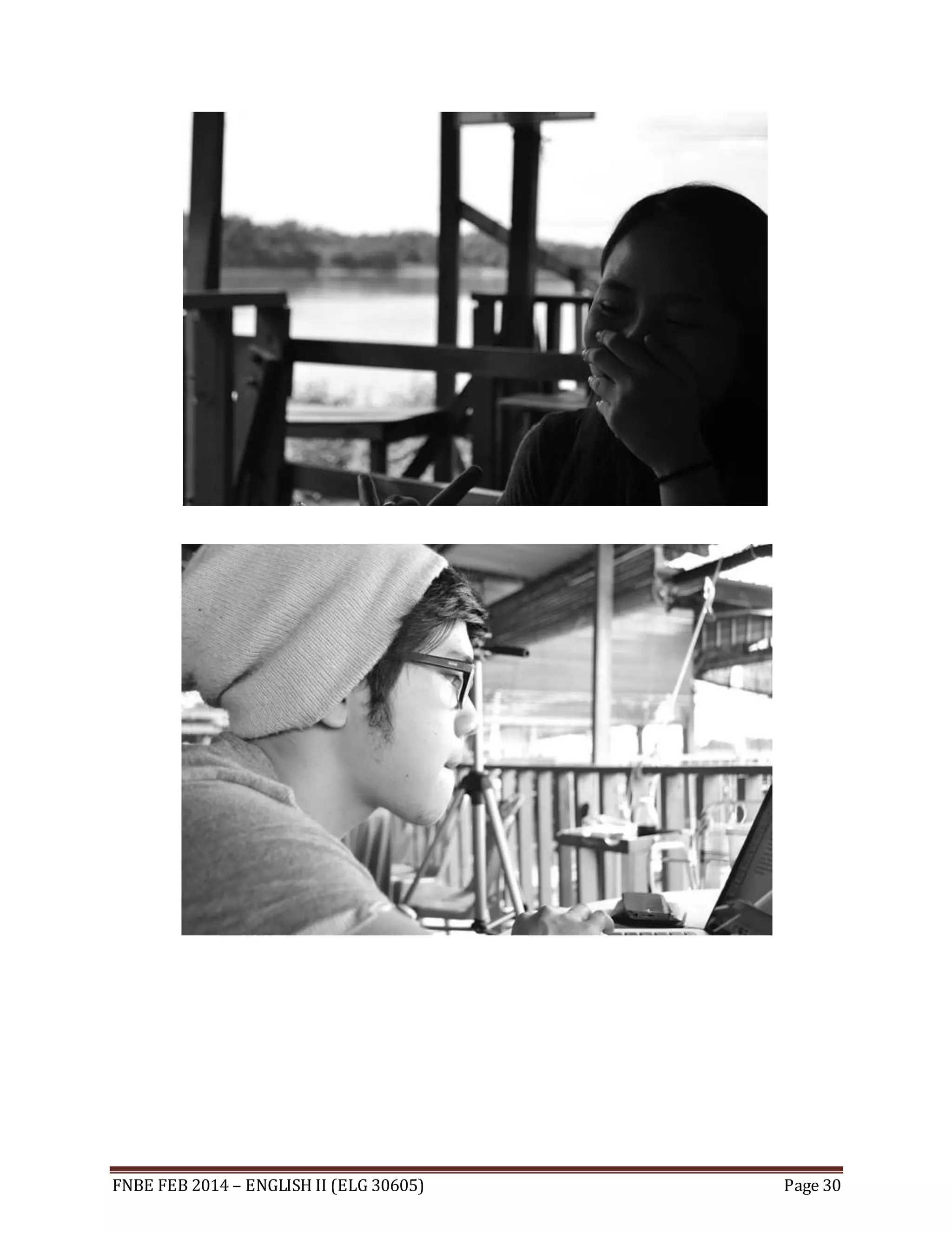 FNBE FEB 2014 – ENGLISH II (ELG 30605) Page 30 
 