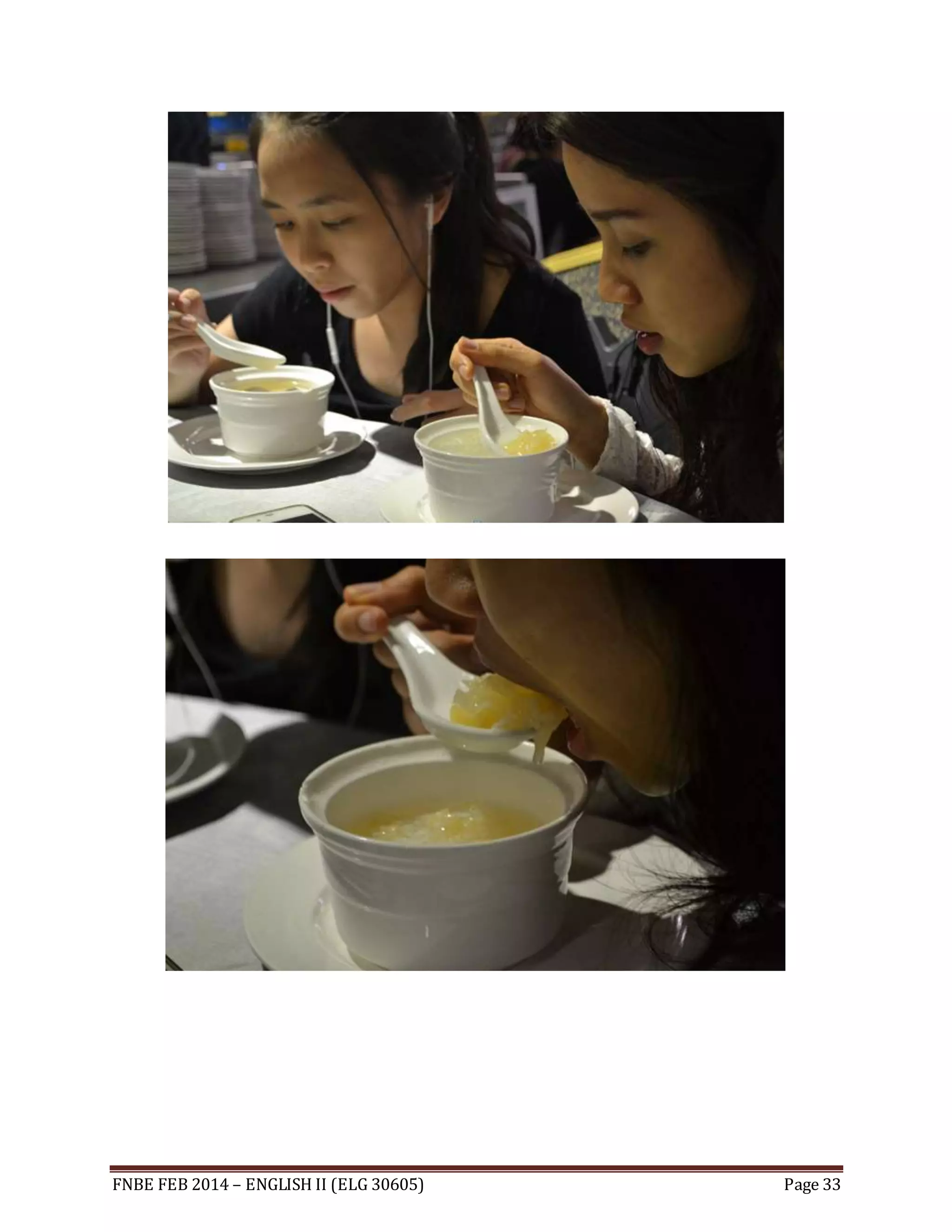 FNBE FEB 2014 – ENGLISH II (ELG 30605) Page 33 
 