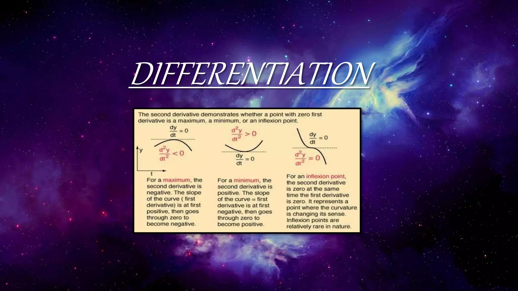 DIFFERENTIATION
 