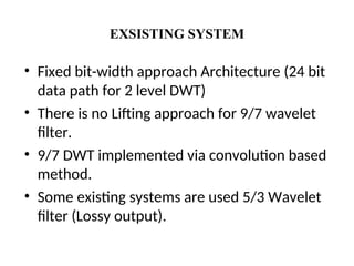 Pression Discrete Wavelet Transformer Architecture Design | PPT