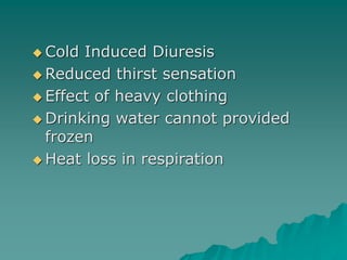 COLD INJURIES: DESCRIPTION, TREATMENT AND PREVENTION | PDF