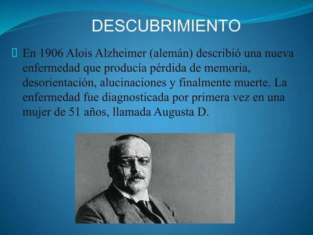 ALZHEIMER- HISTORIA NATURAL | PPT