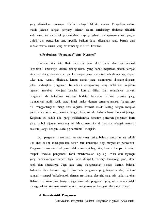 Lirik Lagu Anak Punk Rock Jalanan Arsia Lirik