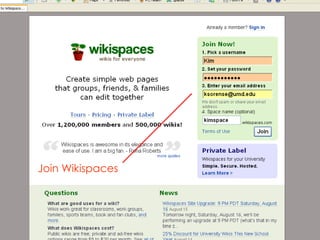 Join Wikispaces 