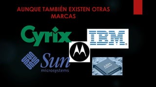 AUNQUE TAMBIÉN EXISTEN OTRAS
MARCAS
 