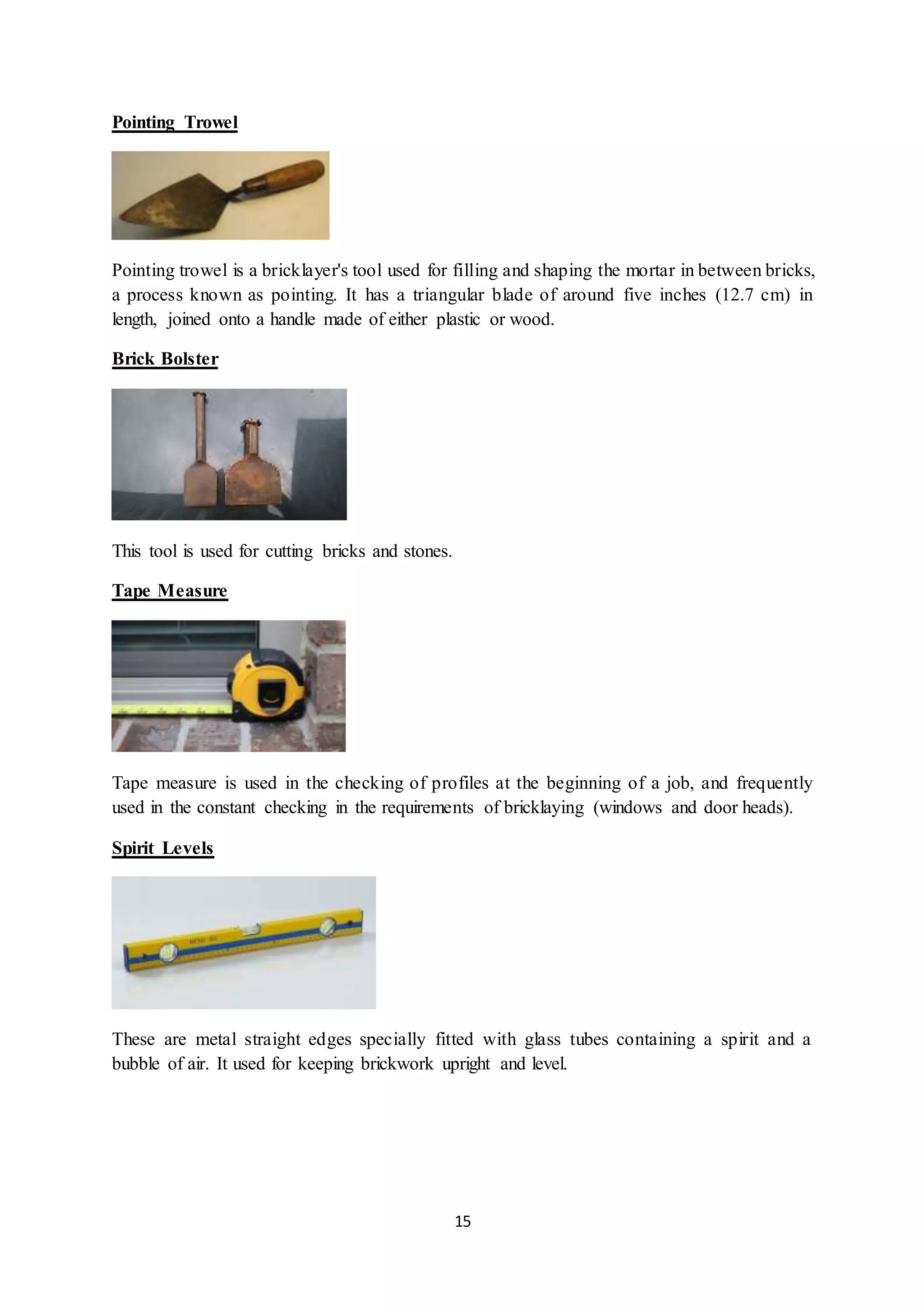 Construction of Brick Wall | DOCX