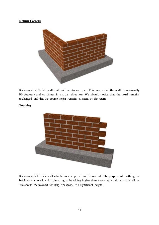 Toothing In Building Construction Toothing In Building Construction