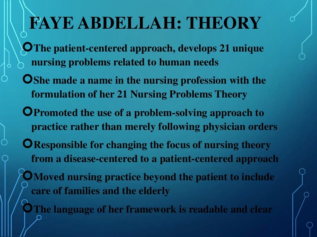 Nursing Theory In The 1960s
