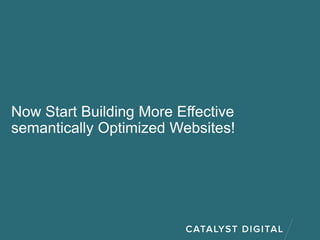 Now Start Building More Effective
semantically Optimized Websites!
 