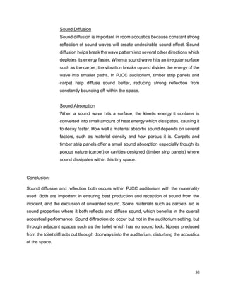 Project 1 : Auditorium - A Case Study of Acoustic Design | PDF