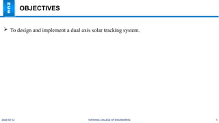 final presentation slide on the dual axis solar tracking system. | PPTX
