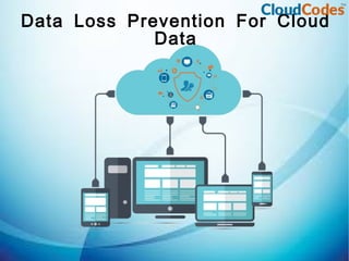 Data Loss Prevention For Cloud
Data
 