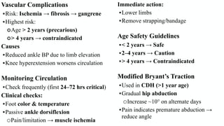 Comprehensive Guide to Traction and Splints in Orthopedic Care | PDF