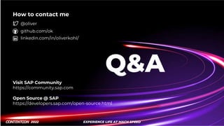 Contentstack Deployments at SAP | PPTX