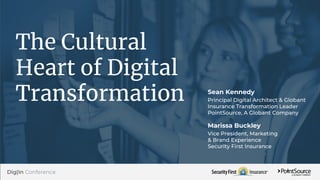 Sean Kennedy
The Cultural
Heart of Digital
Transformation
Marissa Buckley
 