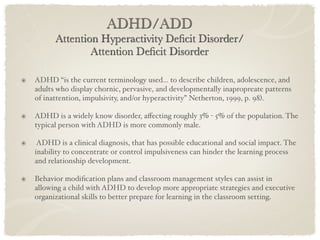 Disabilities Slide Presentation | KEY