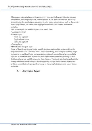 Data Center Proposal (System Network Administration) | DOC