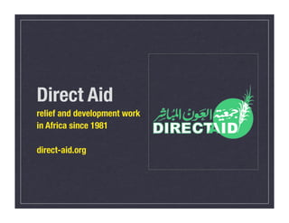 Blog Action Day: Direct Aid helps reduce poverty in Africa | PDF