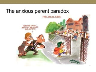 The anxious parent paradox
 