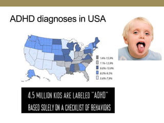 ADHD diagnoses in USA
 