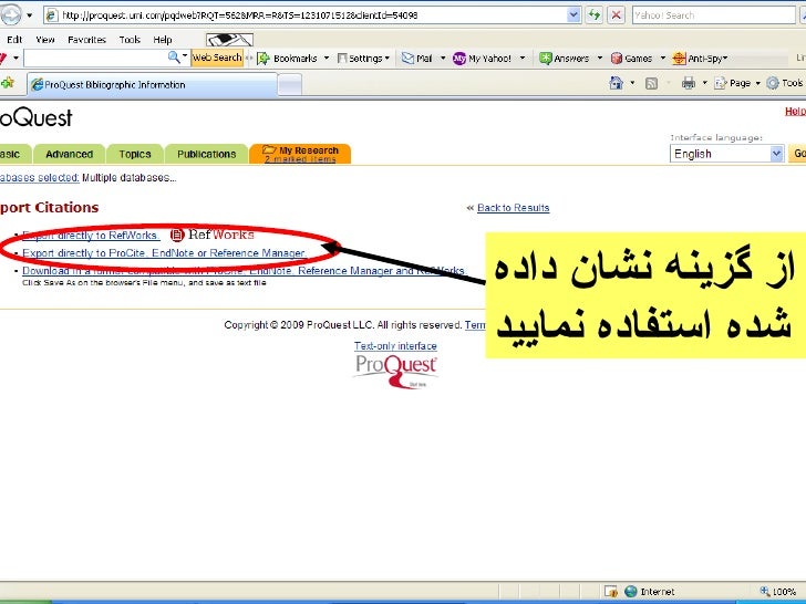 using endnote using endnote