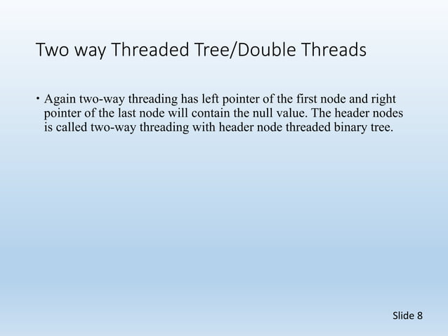 Threaded Binary Tree | PPTX