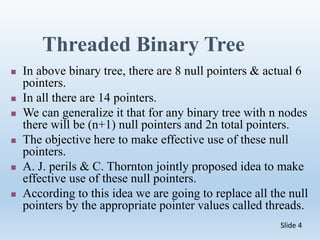 Threaded Binary Tree | PPTX