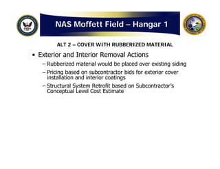 Navy: Hangar One Detailed Cost Estimate