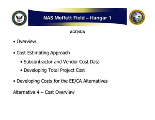 Navy: Hangar One Detailed Cost Estimate