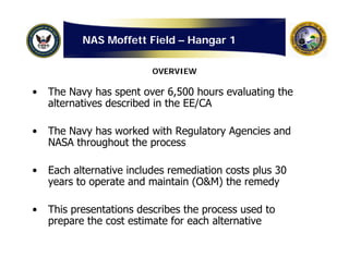 Navy: Hangar One Detailed Cost Estimate