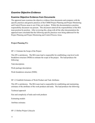 Software Process Improvement SCAMPI: Standard CMMI Appraisal Method for Process Improvement