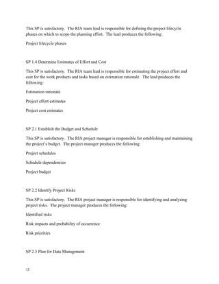 Software Process Improvement SCAMPI: Standard CMMI Appraisal Method for Process Improvement