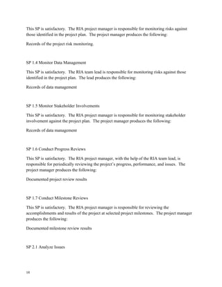 Software Process Improvement SCAMPI: Standard CMMI Appraisal Method for Process Improvement