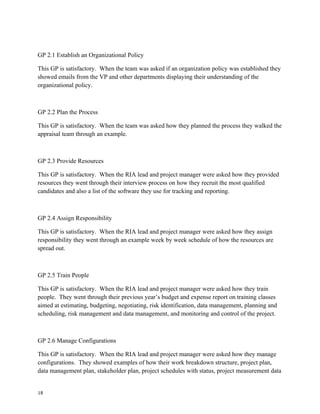 Software Process Improvement SCAMPI: Standard CMMI Appraisal Method for Process Improvement