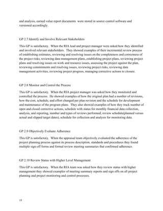 Software Process Improvement SCAMPI: Standard CMMI Appraisal Method for Process Improvement